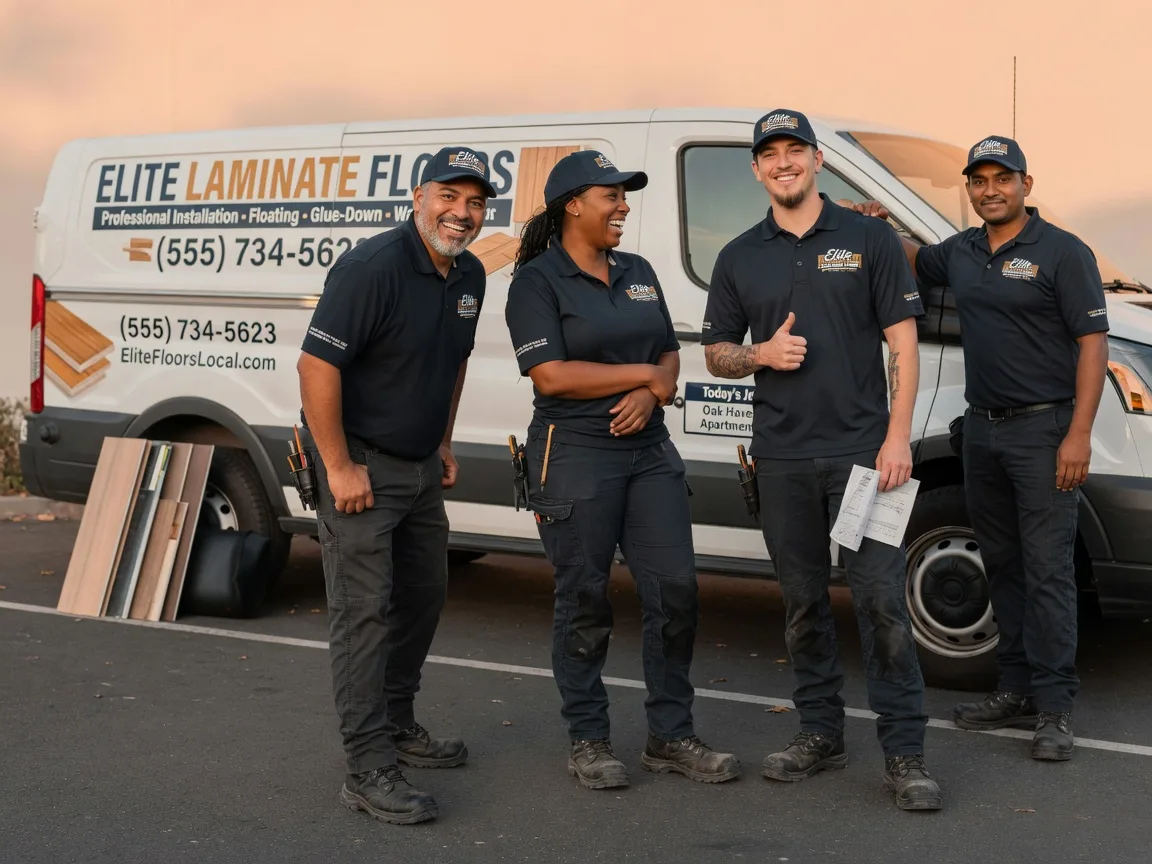 Laminate flooring installation company in Prue, OK